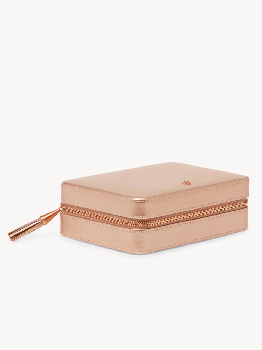 Kendra Scott Medium Travel Jewelry Case in Rose Gold